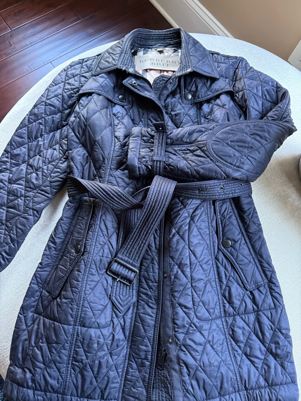 Burberry Finabridge quilted Trench Coat, no hood